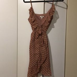 Nordstrom BP Polka-Dot Wrap Dress